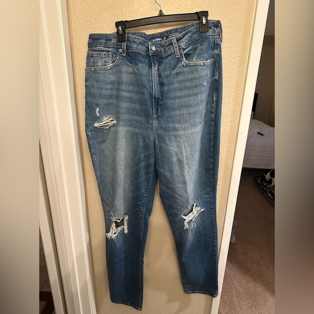 Old Navy High-Rise Blue Jeans